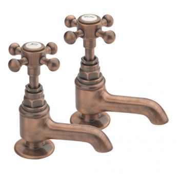 Allora Pair Basin Taps Copper