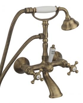 Allora W/Mounted B/Shower Mixer W/ Kit Bronze