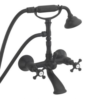 Allora W/Mounted B/Shower Mixer W/ Kit Matt Black