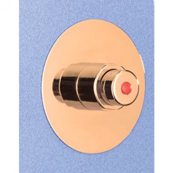 Concealed non concussive shower valve, Antique Gold Plated