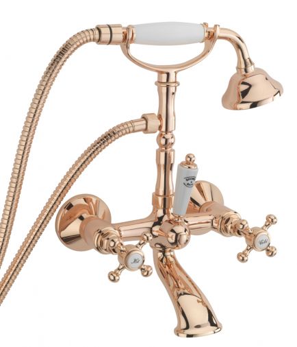 Allora W/Mounted B/Shower Mixer W/ Kit Rose Gold