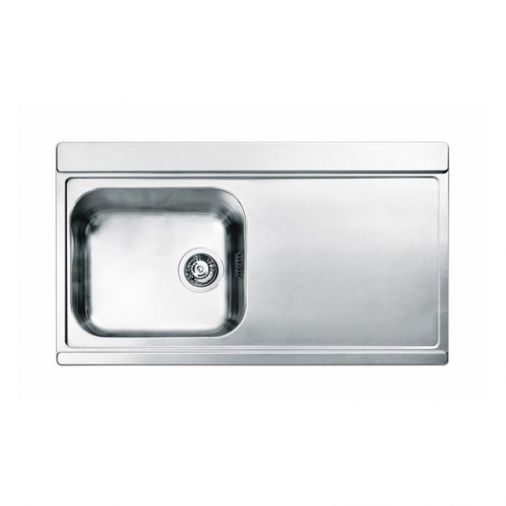 Clearwater Mirage Single Bowl Satin Stainless Steel Sink & Waste - 897 x 510mm